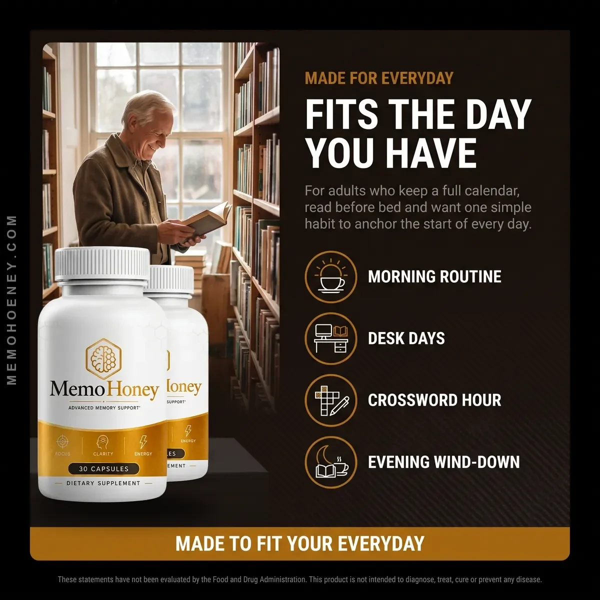 MemoHoney listing scene: who it is for, made for everyday use